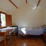 Inside the 'Garden Hut'