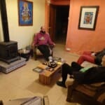 The sitting room in the main house